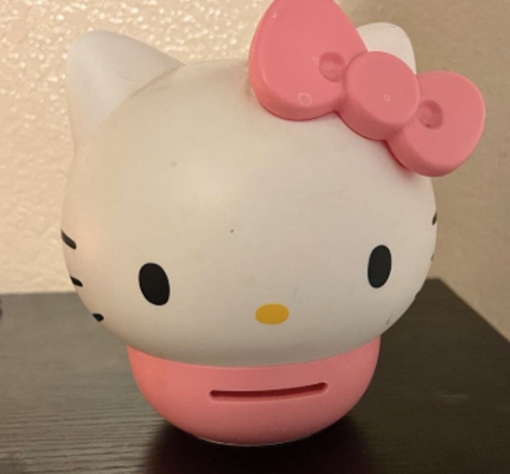 Sanrio Hello Kitty Figural Glow Bluetooth Speaker LED Mood Light Pink